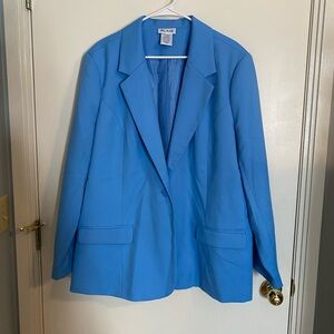 Plus Sized Periwinkle Blue Blazer